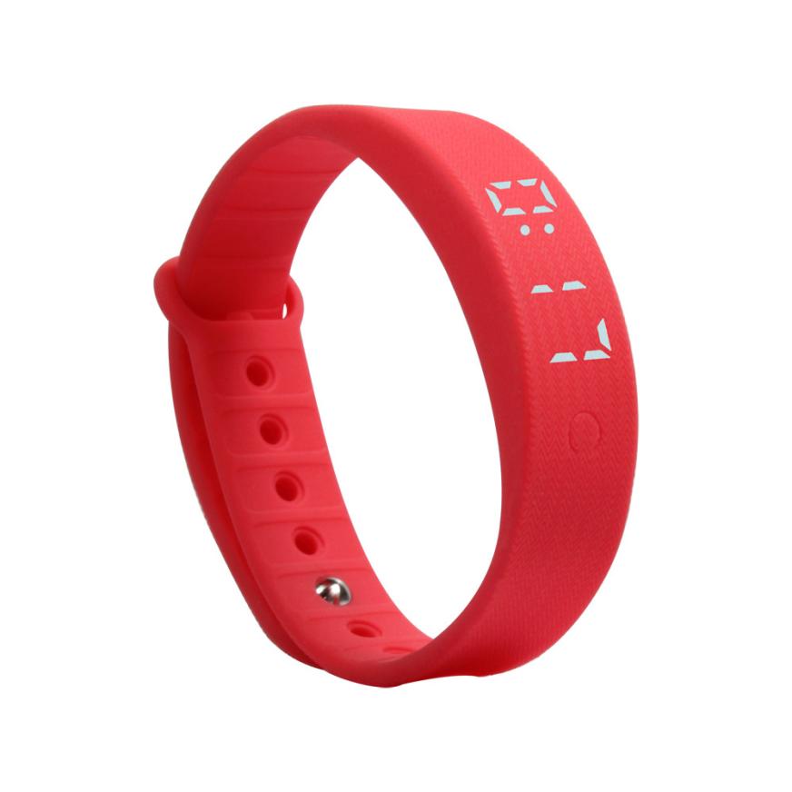 Sport 3d led calorie stappenteller slim unisex horloge #