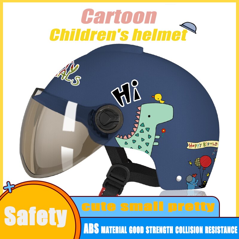 Children&#39;s Electric Motorcycle Helmet Men Women Children Summer Seasons Sunscreen General Full Face Helmet