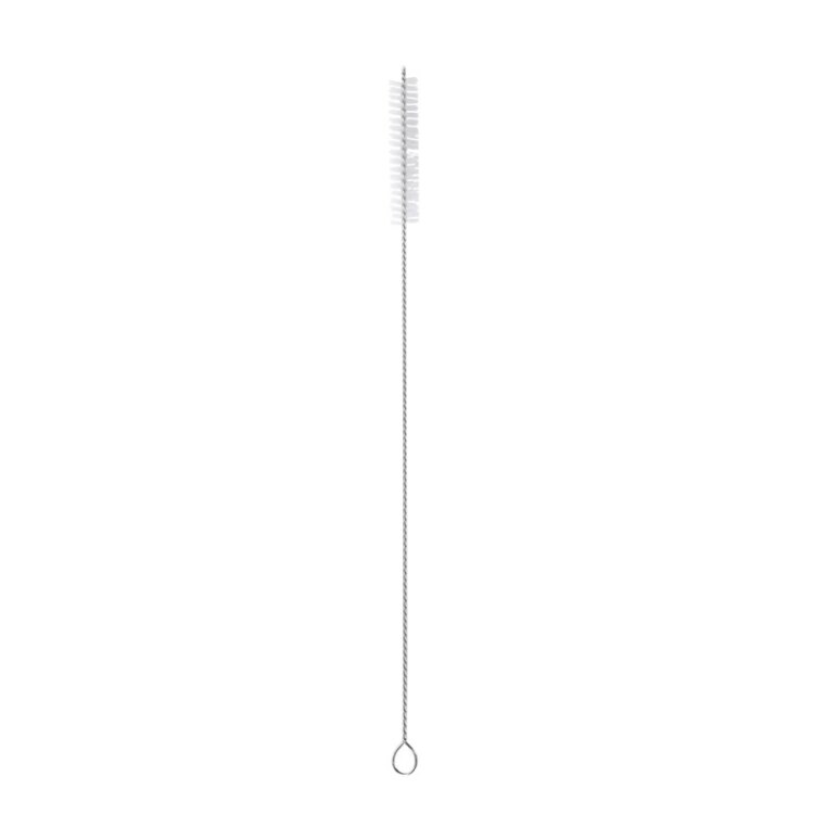 Acero inoxidable 304 pajilla de Metal pajilla reutilizable + 1 cepillo respetuoso del medio ambiente de paja recta curva cepillo de limpieza de la barra del Partido de accessories20Oz: Brush 1PC