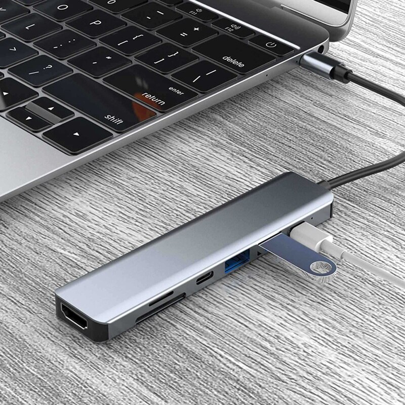 Type C to HDMI-Compatible 4K USB-C 3.0 Adapter Hub for Samsung S20 Dex Huawei P30 Dock Xiaomi 10 Projector TV