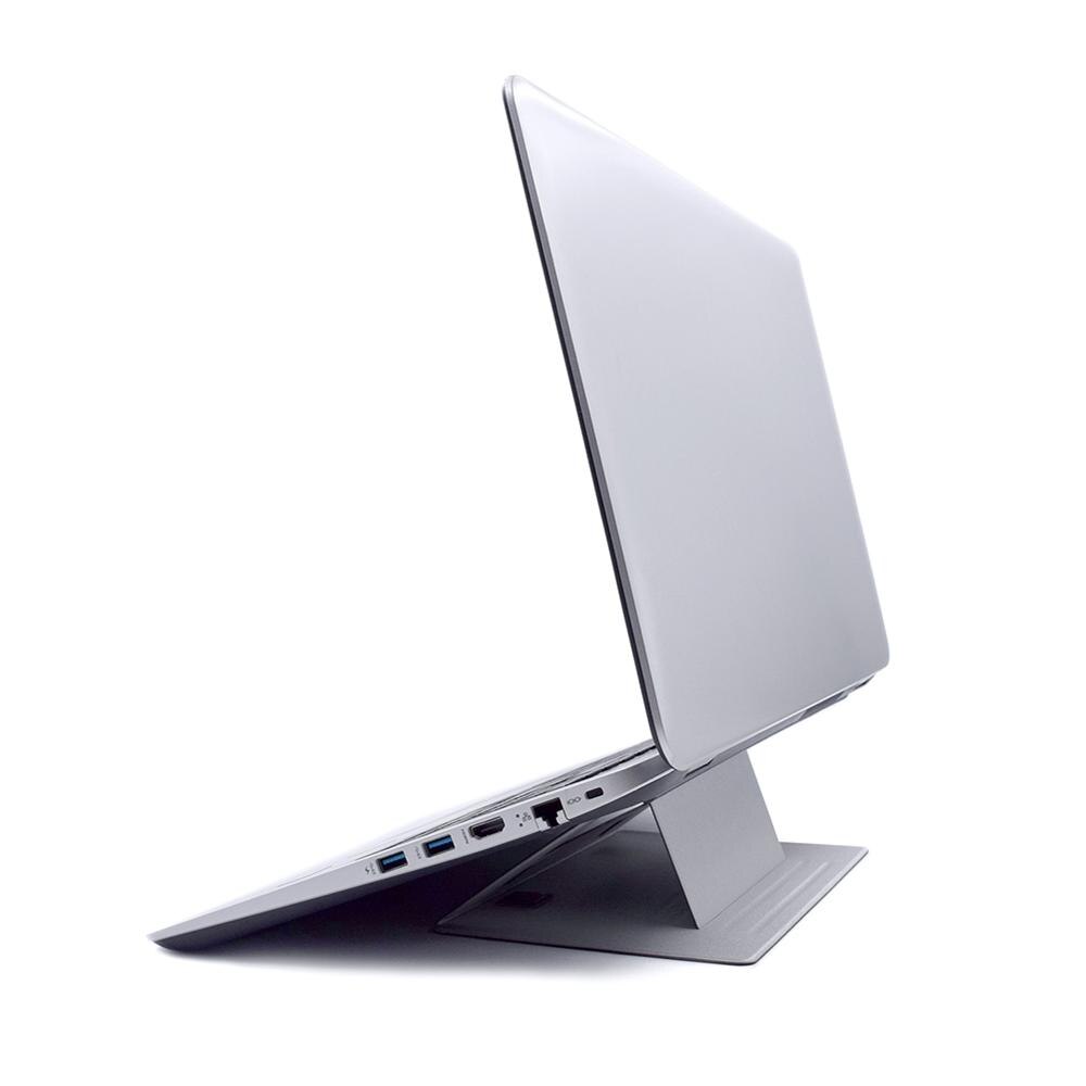 Folding Adhesive Invisible Stands Laptop Pad Adjustable Laptop Stand Bracket Portable Tablet Holder for iPad MacBook Laptops