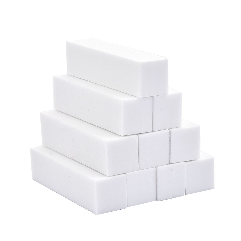 Esponja para pulir uñas, bloque de lijado, pedicura, manicura, herramientas de Arte de uñas, esmalte de uñas duradero y sin daños, Unisex, 10 Uds.: TE335