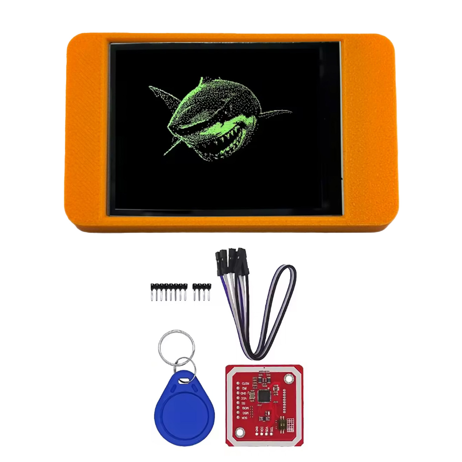 ESP32 Bruce CYD 2432S028 Wi-Fi Bluetooth NFC PN532 GNSS ATGM336H and defensive tools enable network secure & reliable wireless: Yellow