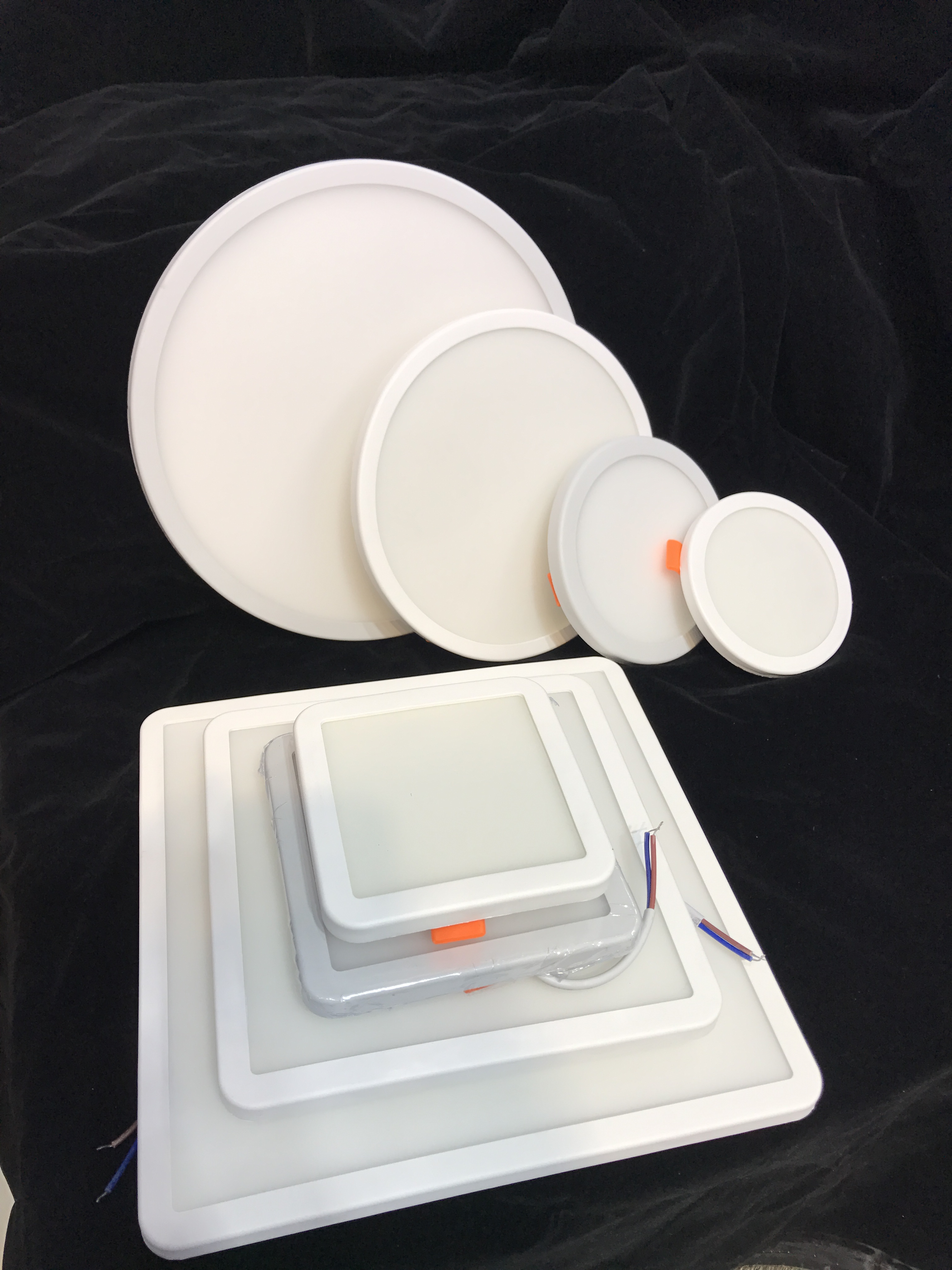 1pcs AC 85-265V Ultra Dunne Ronde Led-paneel Licht 6W 8W 15W 20W Aluminium Plafond Inbouwspot open gat verstelbare