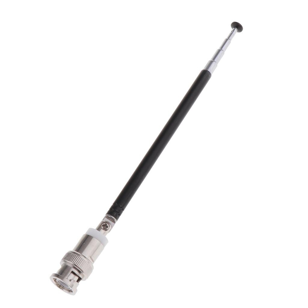 Extendable Telescopic Antenna BNC Connector For Wireless Microphone Receiver