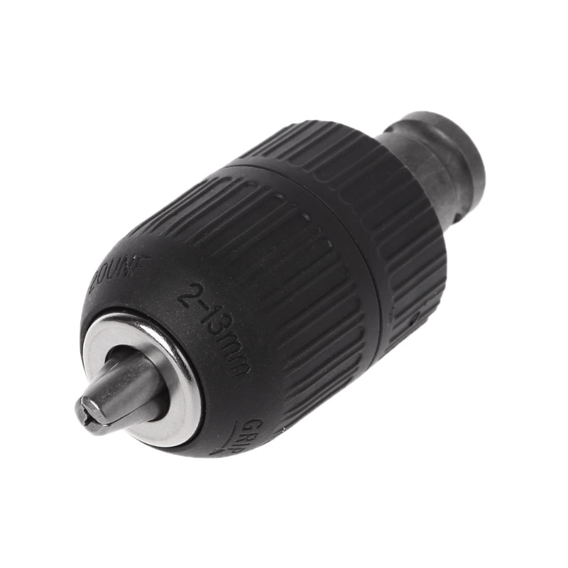 2-13mm Self Locking Keyless Drill Chuck Clip 1/2'' Self Tightening Adapter Tools
