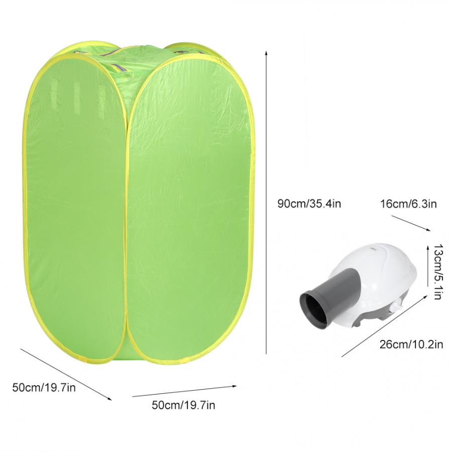 Portable Clothes Dryer Household Portable Mini Folding Shoes Clothes Drying Bag Clothes Laundry Dryer Traveling