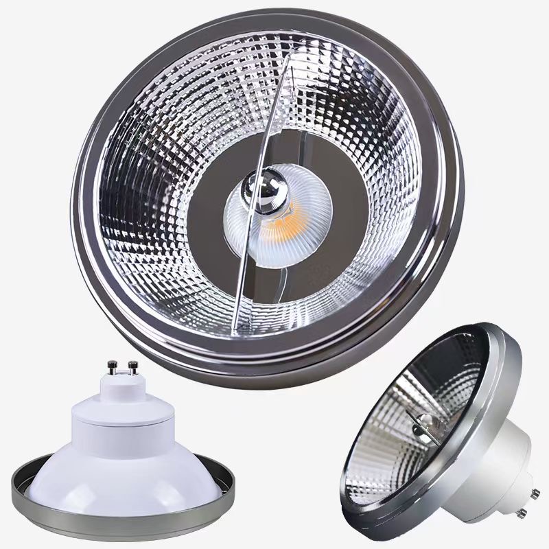 Led AR111 Lumière Dimmable15W COB Led GU10 G53 réflectorlamp QR111 ES111 Ampoule AC85-265V