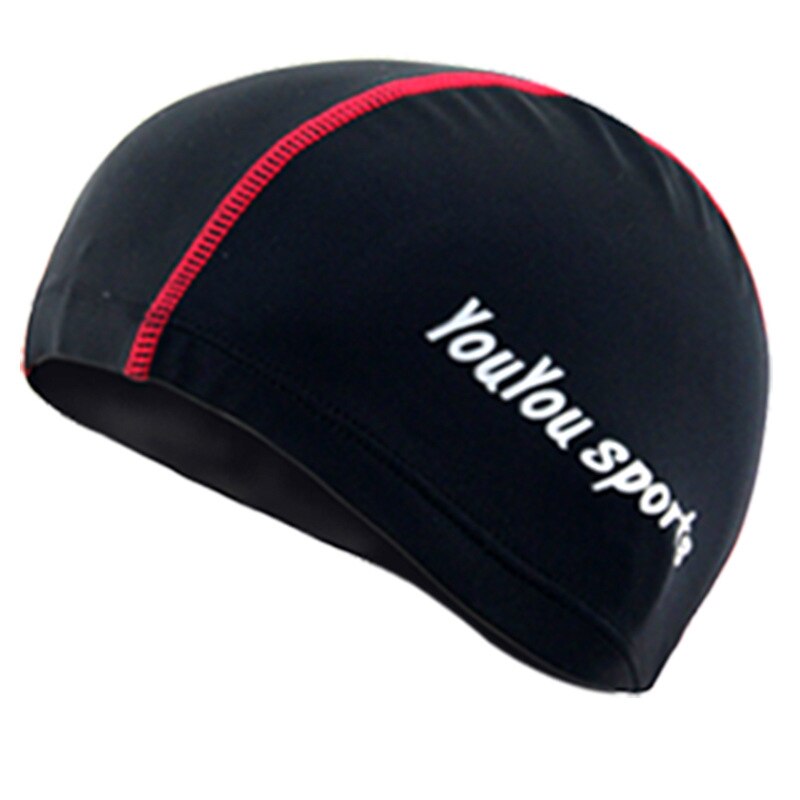 Bonnet de natation pour hommes, en tissu, pour Spa, pour piscine, cheveux longs,