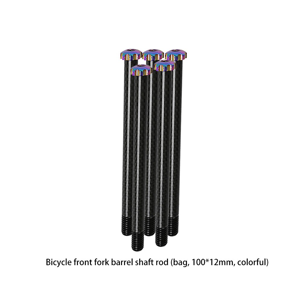 Z włókna węglowego MTB szosowe wał przednia tylna piasta szaszłyki oś koła piasta wał 12x100 wioślarz szybki uwolnienie piasty akcesoria rowerowe