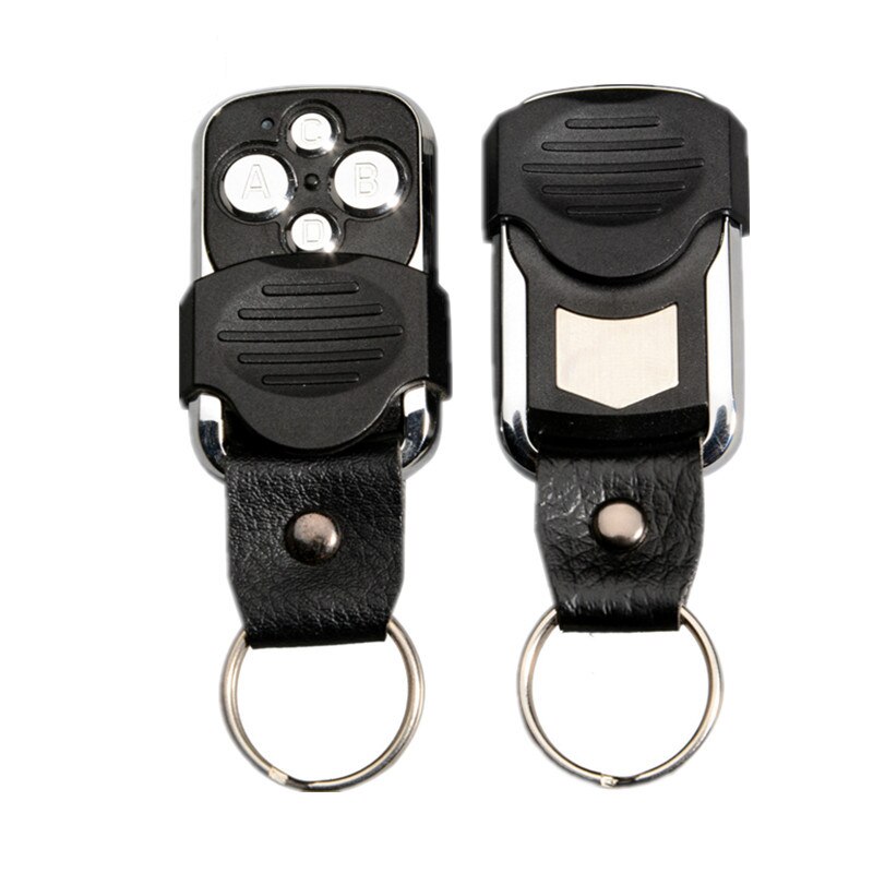 ABCD 4 Keys Keychain 433Mhz Wireless Remote Control Receiver Module RF Transmitter Cloning Electric Gate Garage Door Controller