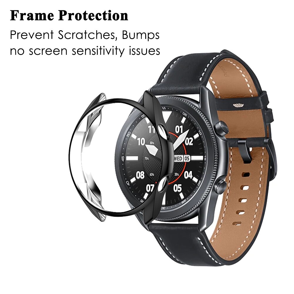 Schutz Abdeckung Fall Für Samsung Galaxy Uhr 3 41/45mm Protector Bumper Für Galaxy Watch3 Shell Fall Smart uhr Zubehör