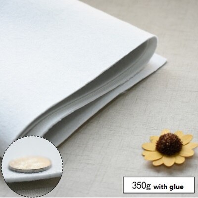 100X100cm Single Side Glue Cotton Polyester Upholstery Filling Quilting Batting Craft Padding interlinings Tela Adhesive: 350g