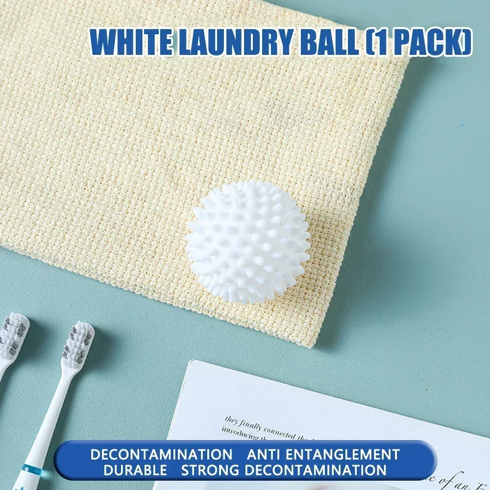 1/3Stck Magie Wäsche Bälle Wiederverwendbare PVC Feste Reinigung Ball Haushalt Reinigung Waschmaschine Zubehör Kleidung Weichspüler: Armee Grün