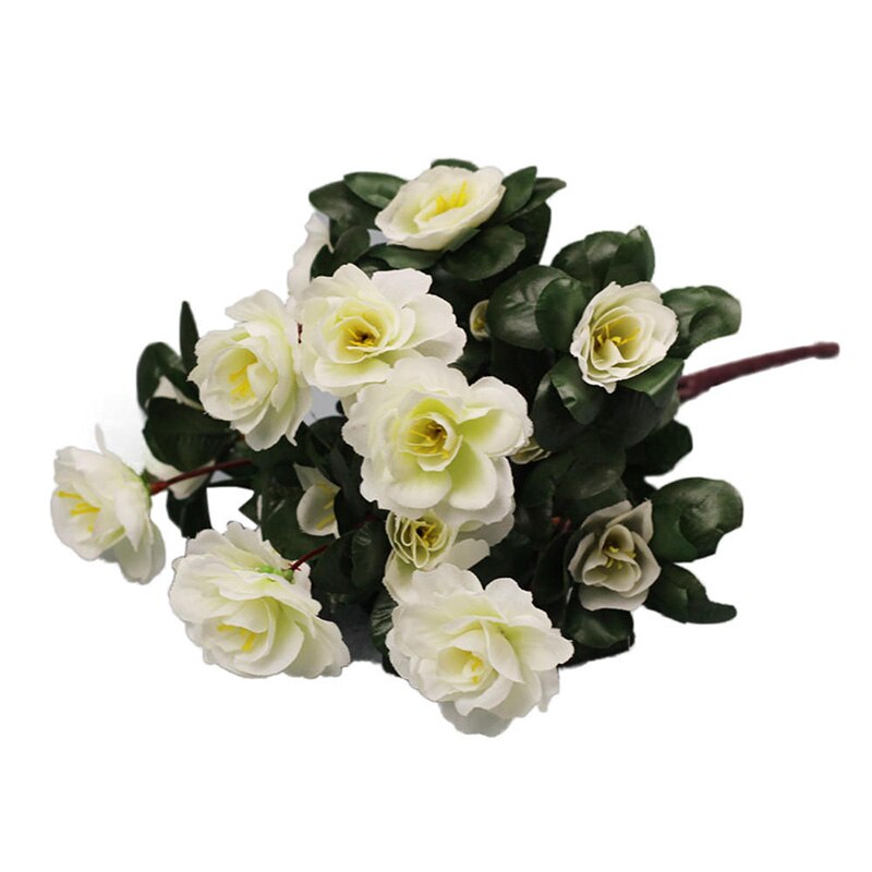 Kunstbloemen Goedkope Boeket Simulatie Van Azalea Saffloer Wedding Party Garden Home Decoratie Zijde Plastic Planten