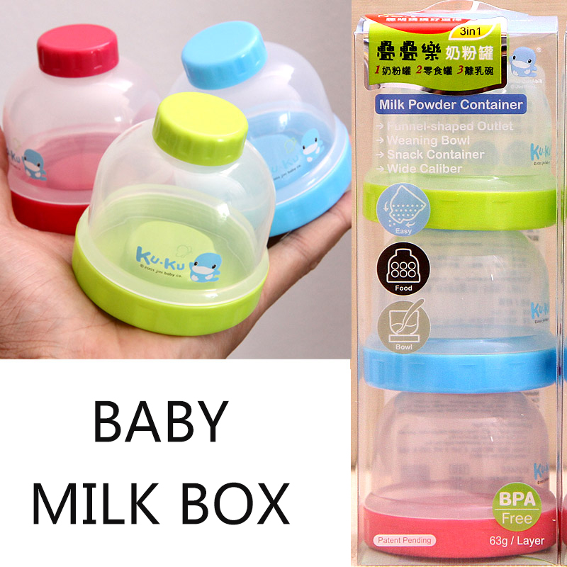 snack box portable milk powder dispenser baby food container baby stuff storage box for kids