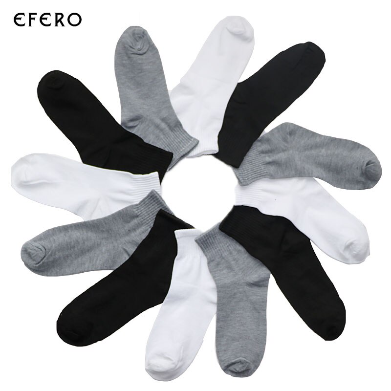 5 par damesokker til kvindestrømper afslappet efterår vinter lange ankelstrømper dame varm hvid grå sort bomuldsblanding sok sokken