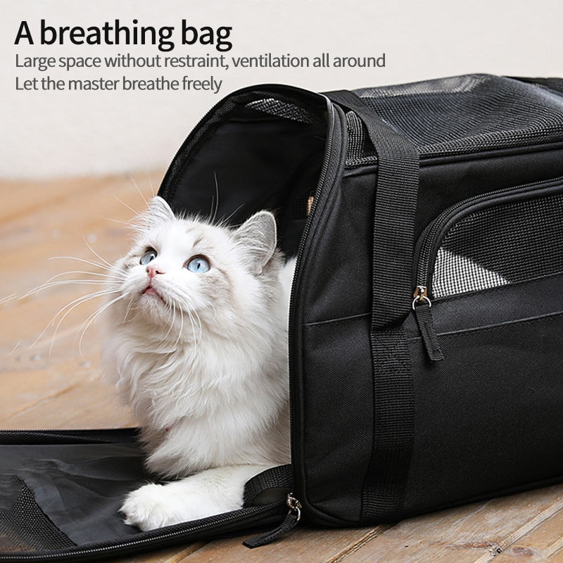 Dog Bags Portable Dog Carrier Bag Mesh Breathable Carrier Bags For Small Dogs Foldable Cats Handbag Travel Pet Bag Transport Bag