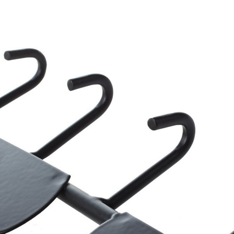 Cartoon Zwarte Kat Hanger Holder Metal Key Rack Hangers Thuis 5 Gemonteerd Decor Decoratieve Muur Haken Ijzer Jas