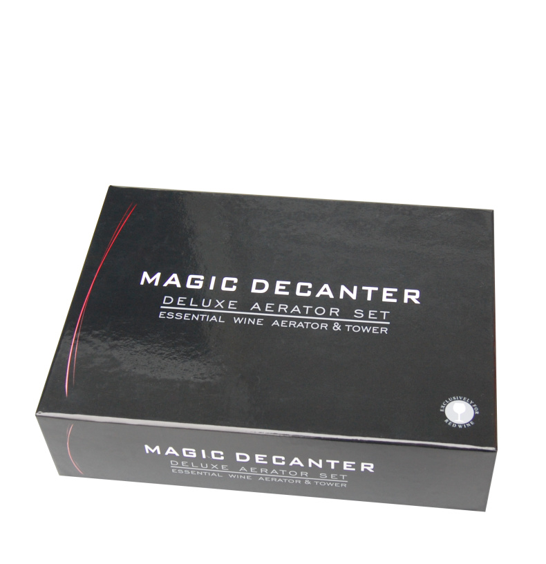 Nuevos detalles acerca de la nueva 1 Uds magia rápido aireador decantador de vino esencial estuche de aeración filtro rojo
