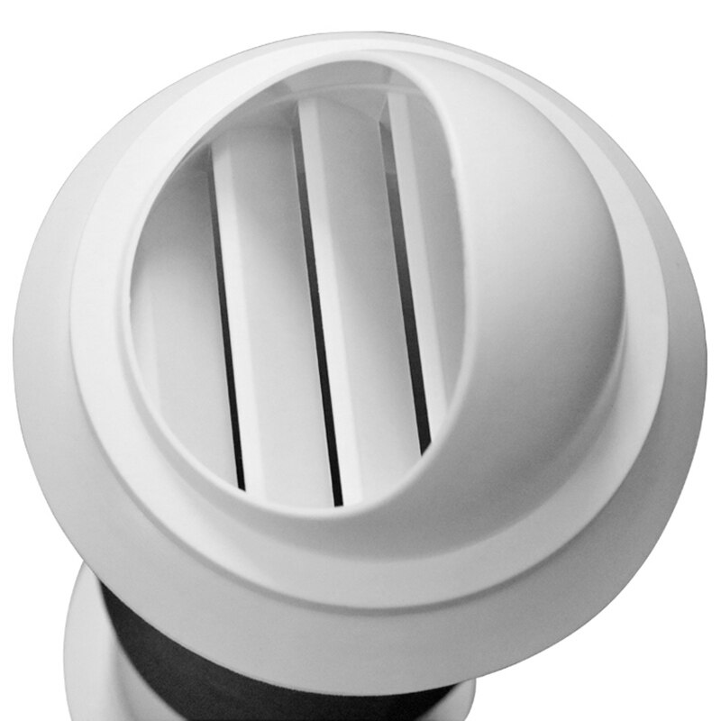 ABS Through Wall Air Vent Vent Cap 110mm Wall Air Vent Grilles Vent Louvers for House Ventilation Exhaust Hood Range Hood