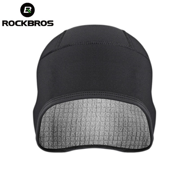 Rockbros cykelmössa varma sportmössor cykel balaclava cykelfleece män hatt ridning pannband vinter snöskidåkning skidhattar