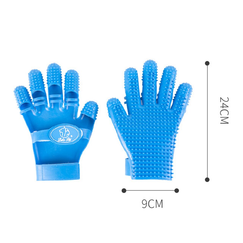 Verzorgingshandschoen voor honden en katten, siliconen massagebad, haarborstel, kattenhandschoenen, massagekam, reiniging, ontwarring, huisdieraccessoires