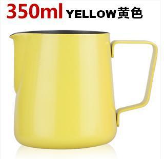 350ml/12oz Teflon Nonstick coating Stainless Steel Milk Pitcher/Jug Milk Foaming Jug/Teflon for fancy coffee maker for barista