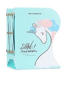 Kawaii Karikatur Metall Buchstütze Notizbuch Stehend dehnen Einstellbare Buch Stehen Buch Halfter Organizer Sekretariat Heimat Dekoration: 001