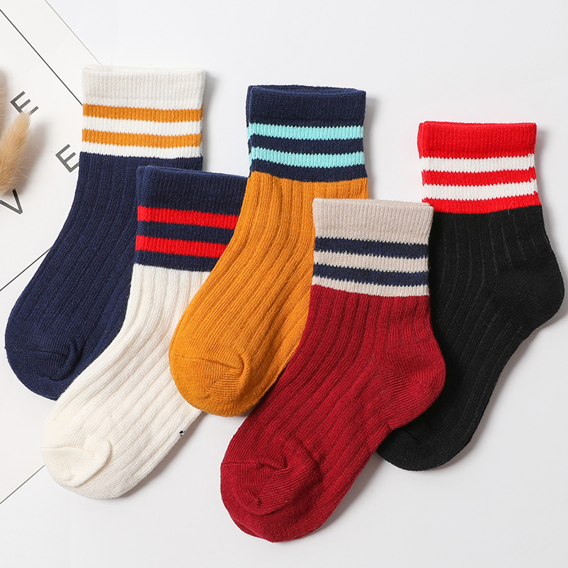 5 Pairs Kinderen Herfst Sokken Winter Kinderen Katoen Cartoon Lachend Gezicht Baby Meisjes Jongens Mode Sokken Maat 1 2 3 4 5 6 7 8 9 jaar: 02 / S (fit 1-3 years)