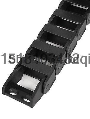 1M Semi Closed Nested Flexible Drag Chain Cable Carrier 18mm x 37mm