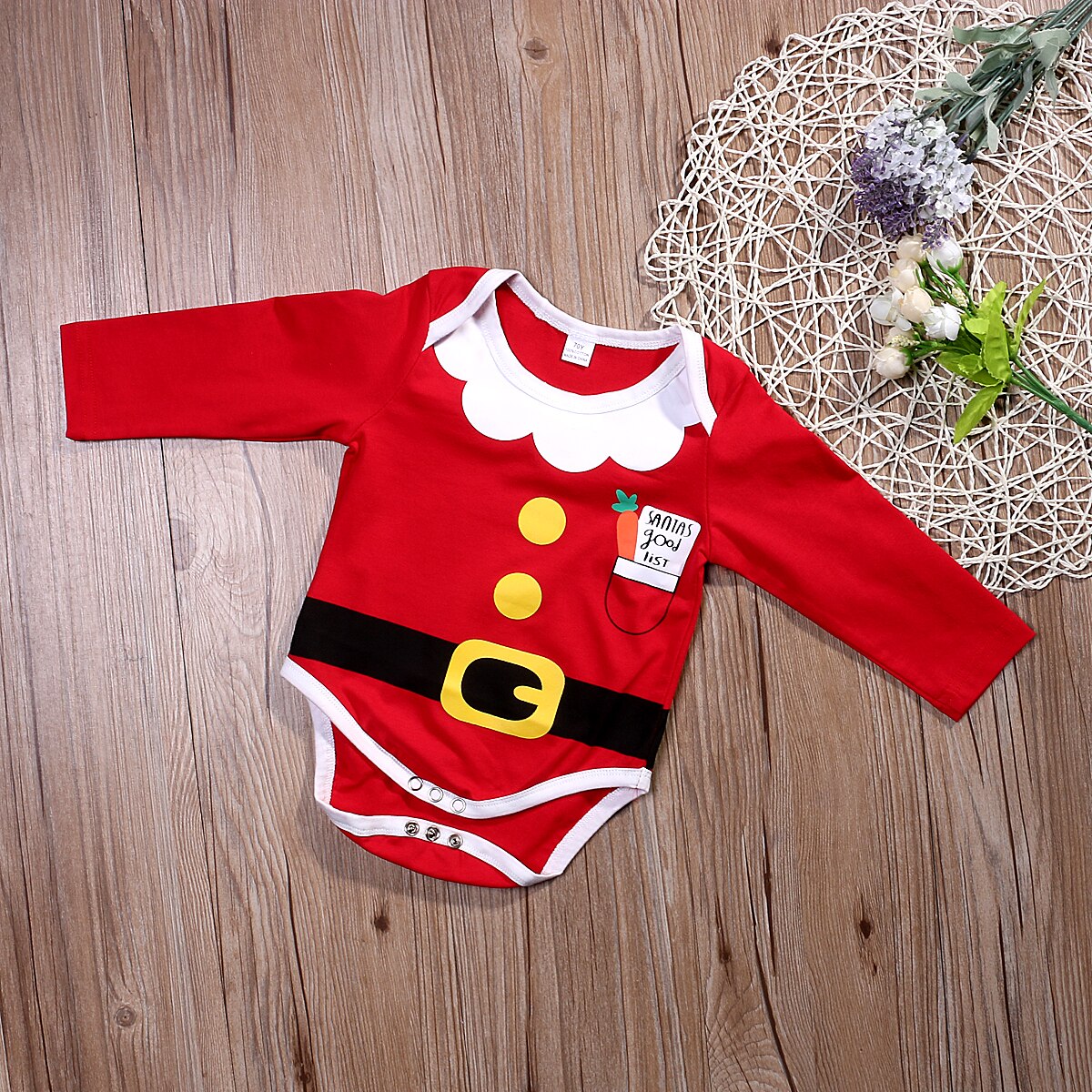 Noël -né infantile bébé garçons filles body barboteuse haut vêtements tenue une pièce