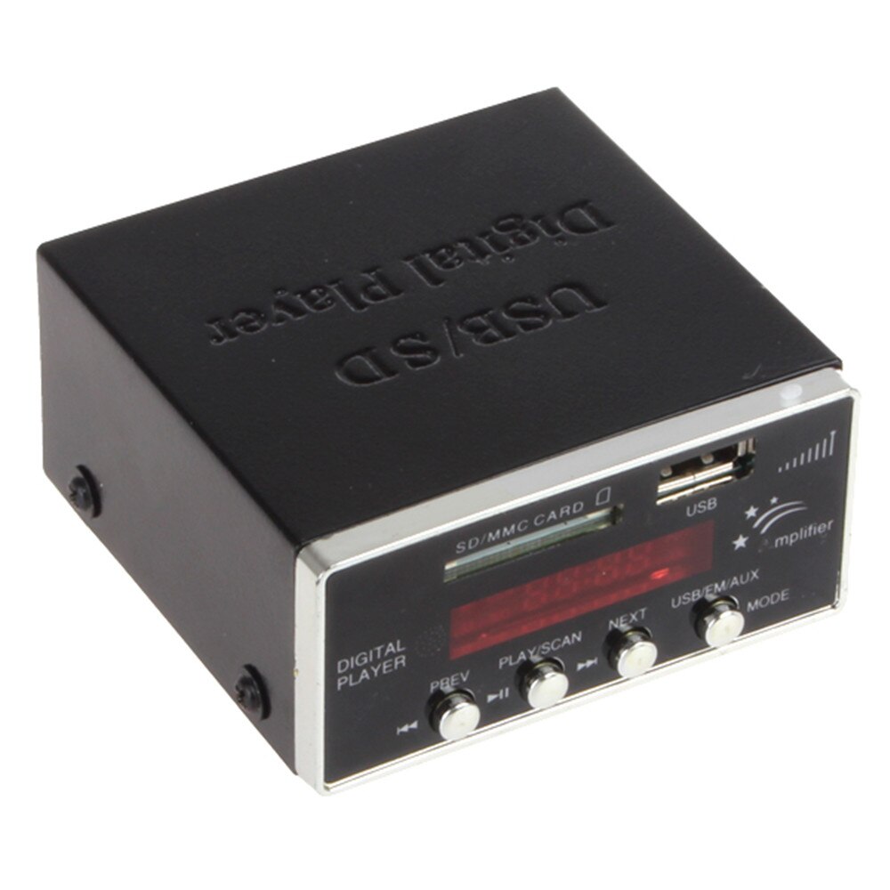 Auto Stereo Eindversterker MP3 Speler Reader 4-Elektronische Toetsenbord Ondersteuning Usb Sd Mmc-kaart Met Afstandsbediening