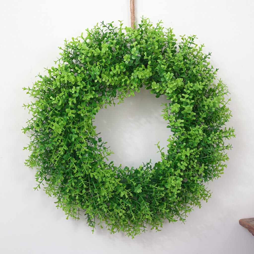 17' Green Leaf Wreath Summer Indoor Wreaths Front Door Party Celebration Decor