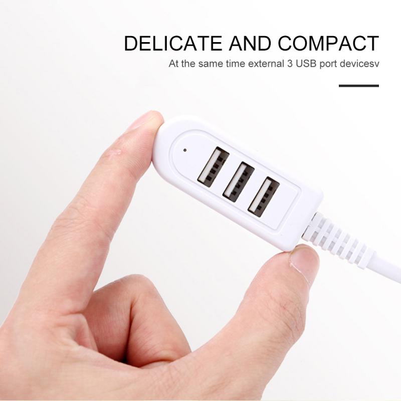 3usb Port Multi-function 3A Charger Converter Extension Cable Line Expansion Multi-port Hub