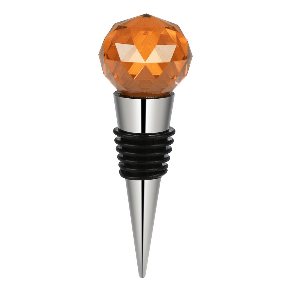 Diamond Crystal Stainless Steel Champagne Stopper Sparkling Wine Bottle Plug Seal Wine Bottle Stopper Kitchen Bar Tools 30mm: I