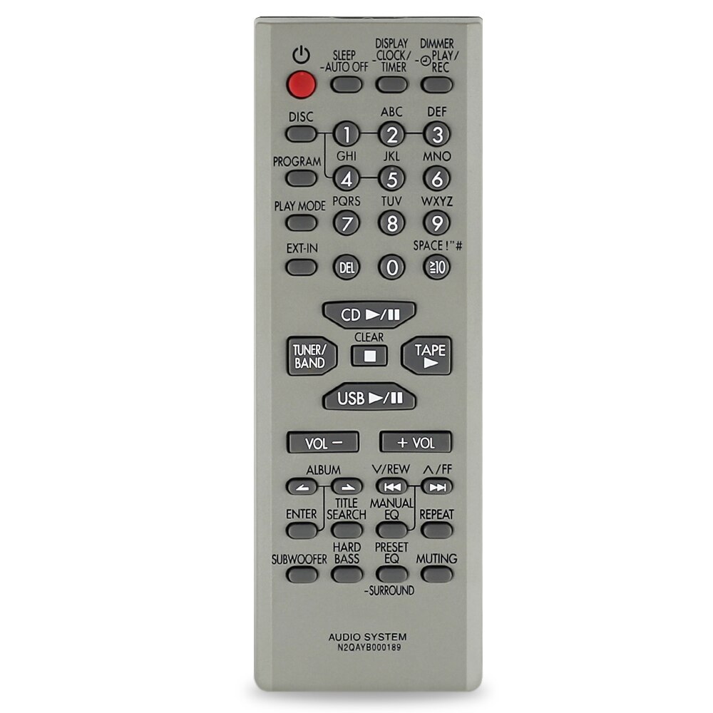 Afstandsbediening Voor Panasonic Audio Systeem Controller N2QAYB000189