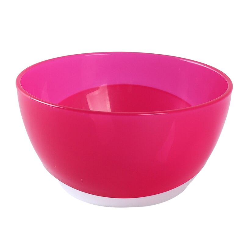 Skål fade madpakke barn baby børn spædbarn baby ris fodringsskål plast snack tallerken service: Rød