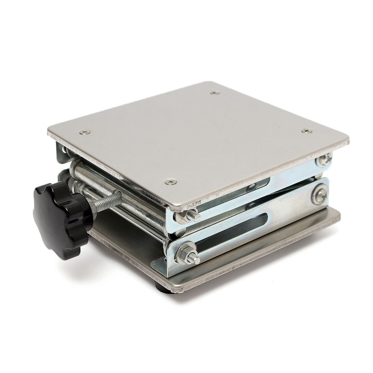 6" Stainless Steel Adjustable Lab Stand Table Rack Scissor Lab-Lift Lifter for Science Experiment Woodworking Benches