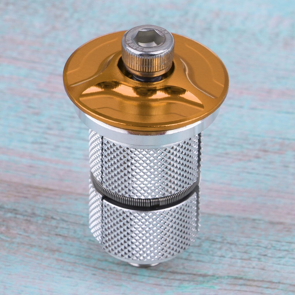 Compression Plug Bike Carbon Fork 1-1/8 Inch Steerer Headset Top Compressor Plugs Bolt Fit 22.8mm - 25.2mm Tube