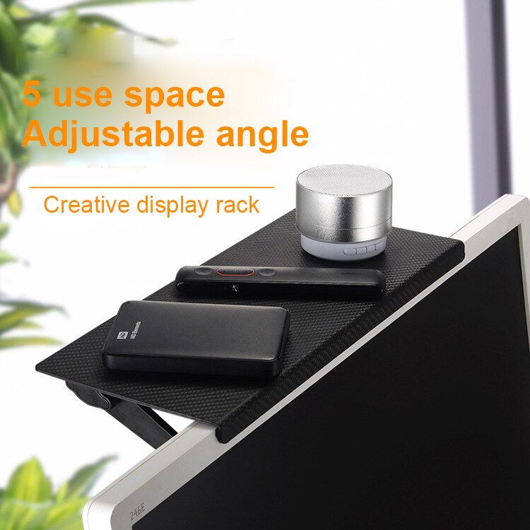 Computer TV screen rack display bracket rack wireless router set-top box rack Display Screen Storage Holder Adjustable