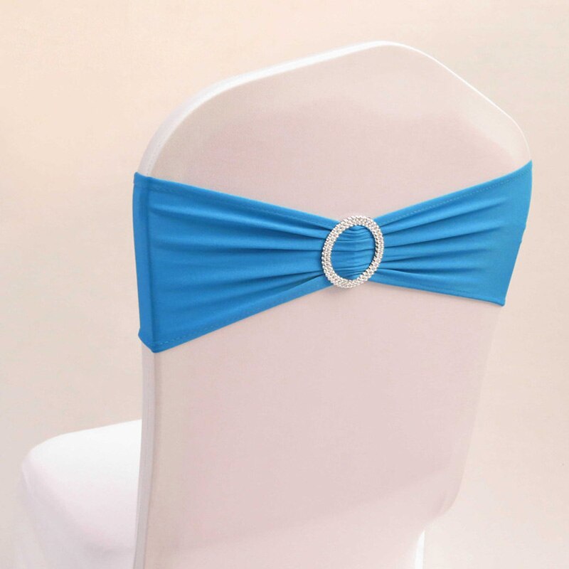 10 stuks spandex lycra stoelhoezen voor bruiloften, sjerpbanden, decoratie voor bruiloften, verjaardagen
