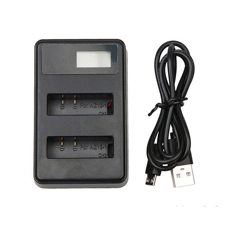 xiaoyi 2 4k,yi lite Charger For Lithium Battery + LCD Smart Battery For Original Xiaomi Yi 4k 4k+ YI Lite 360 Action Camera: 1 Charger