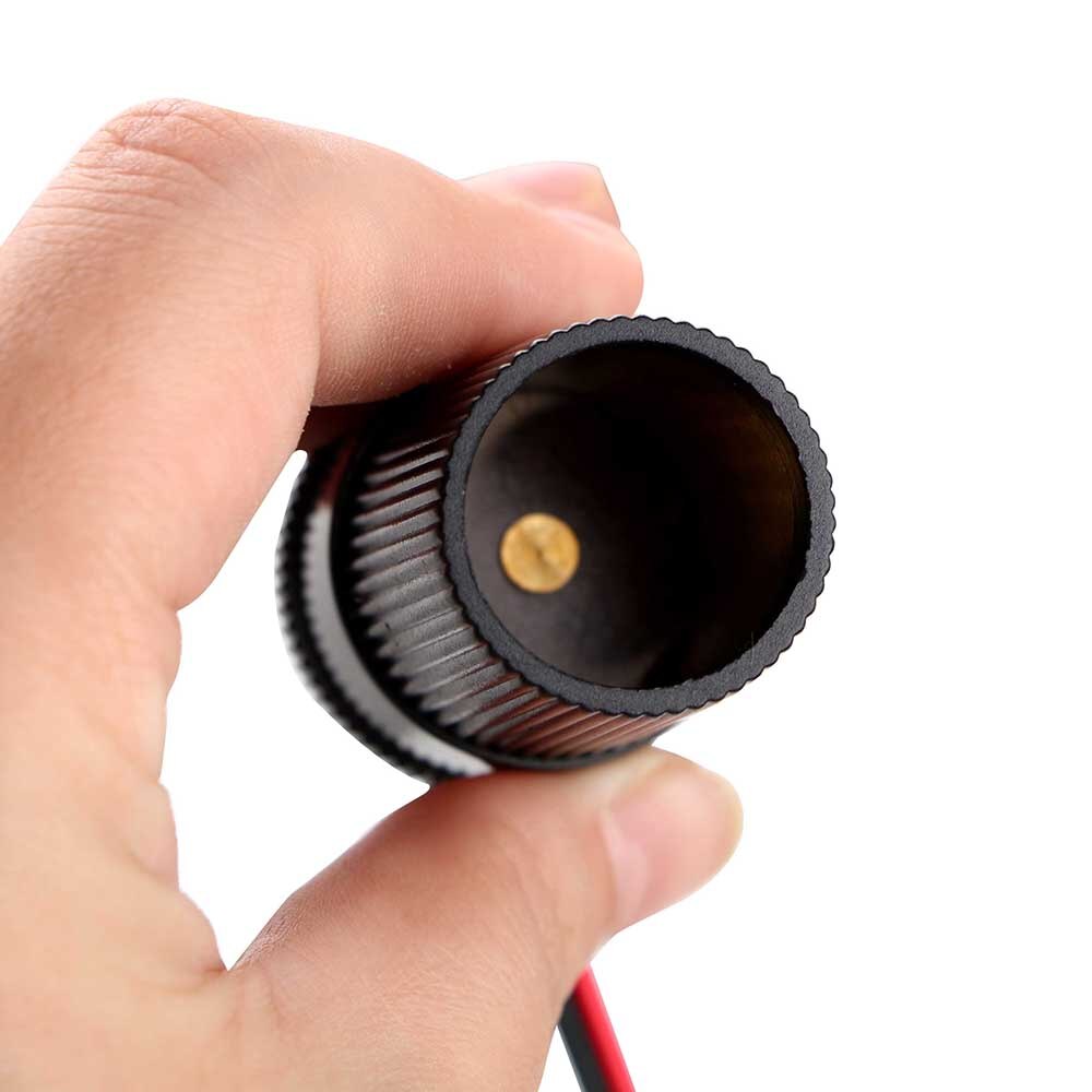 Auto Accessoires Vrouwelijke Batterijen Socket Plug Auto Batterij Terminal Klem 12V 15A Sigarettenaansteker Stopcontact Adapter
