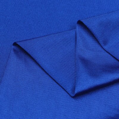 High-elastic and light-elastic knit Ribery fabric lining lining chiffon skirt fabric elastic force. soft. Drape. Silk luster.: 9 blue