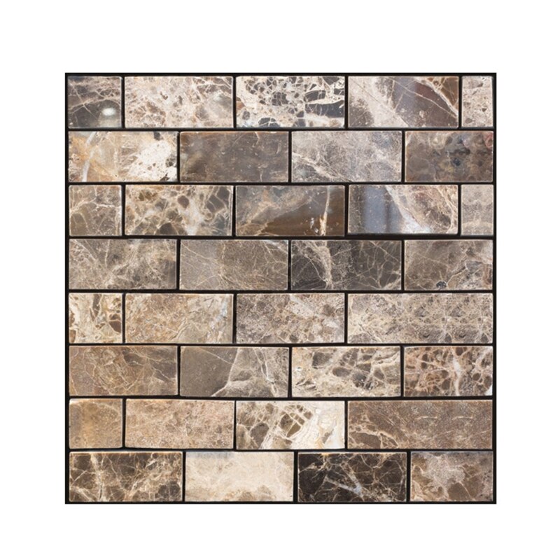10 Pcs Wall Tile Sticker Home Bathroom Kitchen Brick 3D Wall Decor Stickers Tile Art Backsplash Wall Decoration 30x30Cm: a