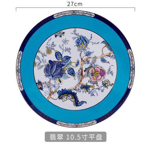 Bowl and plate Bone China Chinese tableware Jingdezhen bowl and plate high-grade rice noodles bowl porcelain: G