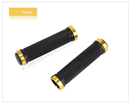 WEST BIKING Bicycle Handlebar Grips Cycling Bicycle Accessories Non-slip Bicycle Handlebar Grips MTB BMX Bike Handle bar Grips: Yellow