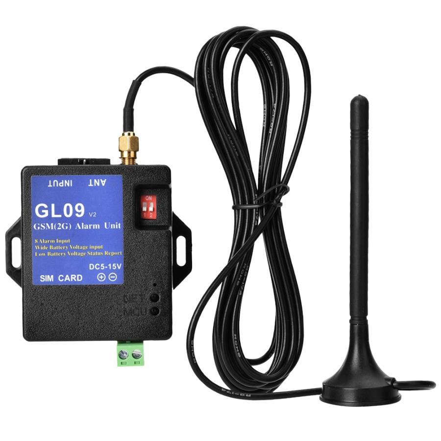 SMS Alarm Security System GL09 8 Channel Battery Operated App Control GSM Alarm Systems SMS Alert Security System on