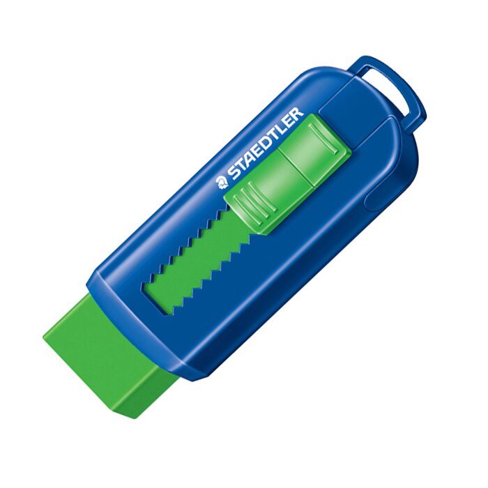 STAEDTLER Radiergummi Süssigkeit aussehende Einfache Bewegen PVC Kostenloser Gummi Radiergummis Deutschland Schreibwaren Schüler freundlicher vergeben H6114: Blau Grün
